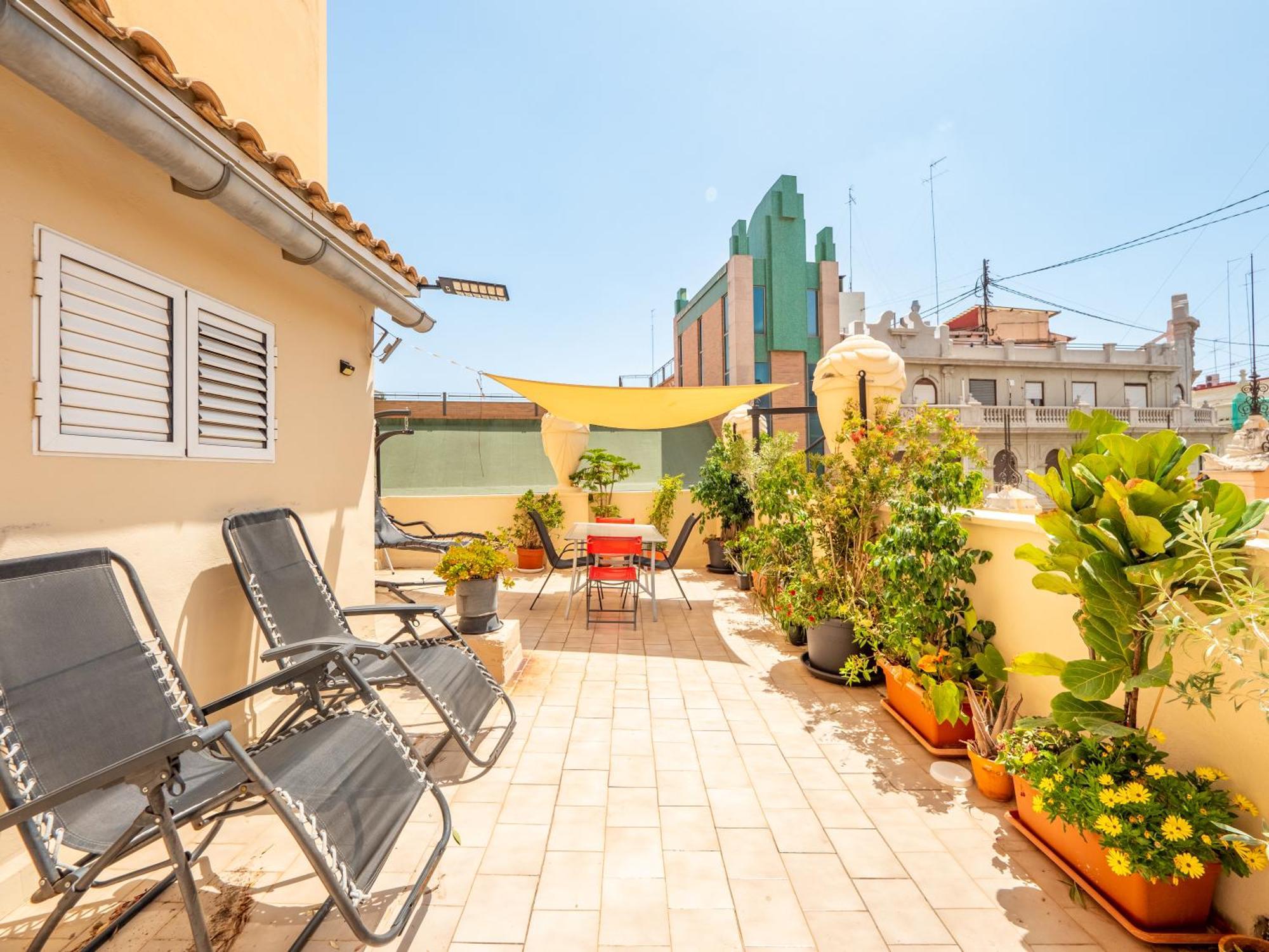 Apartamento Ático de Lujo Plaza Ayuntamiento Valencia Exterior foto